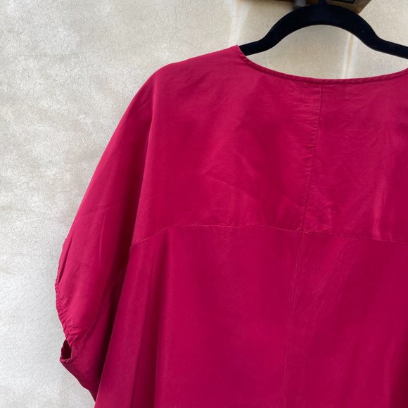 Hatch Collection Women's Scarlet Slouch Maternity Shift Dress Size P V-neck - Picture 9 of 9